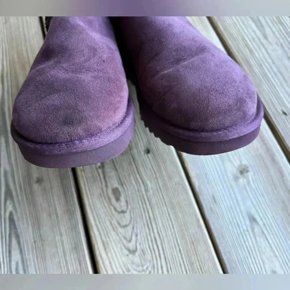 Ugg Classic Short II Metallic Port Shearling Sheepskin Women’s 9 - Picture 4 of 16